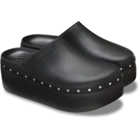 Zueco con plataforma Dylan con tachuelas