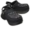Zueco con tachuelas Bae «Black»