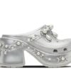 Zueco con tachuelas Simone Rocha x Siren «Plata metalizado» Zueco con tachuelas Simone Rocha x Siren «Plata metalizado»