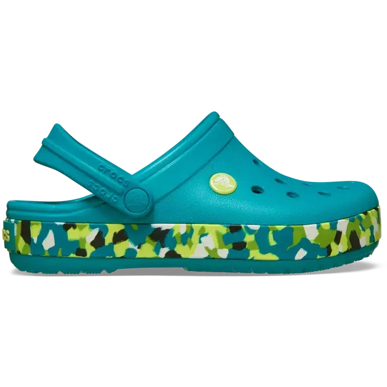 Zueco Crocband Glow Confetti para niños Zueco Crocband Glow Confetti para niños