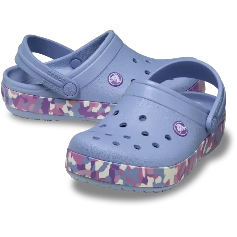Zueco Crocband Glow Confetti para niños Zueco Crocband Glow Confetti para niños