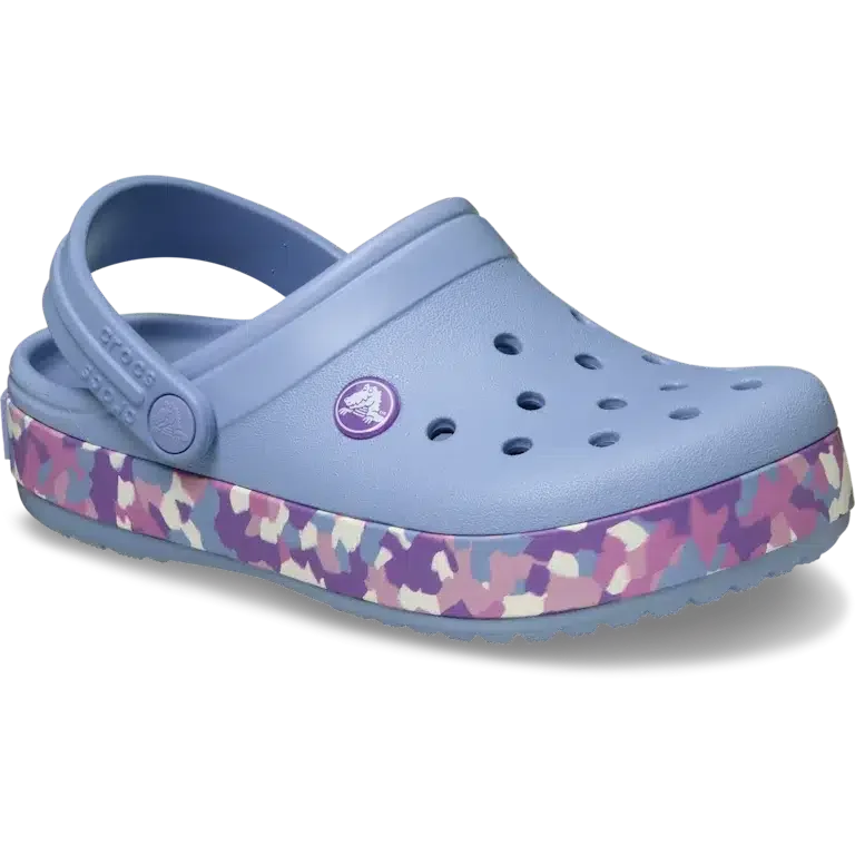 Zueco Crocband Glow Confetti para niños Zueco Crocband Glow Confetti para niños