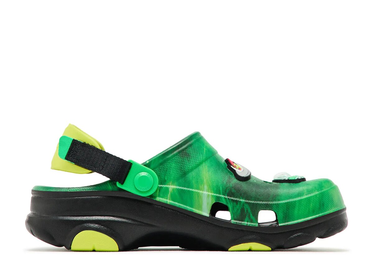 Zuecos All-Terrain para niños de Ron English «Area 54 – Green Galaxy» Zuecos All-Terrain para niños de Ron English «Area 54 – Green Galaxy»