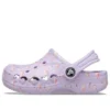 Zuecos Baya con estampado de temporada «Morado»