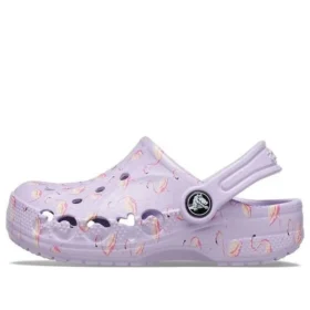 Zuecos Baya con estampado de temporada «Morado»