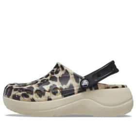 Zuecos Baya Platform Clog con estampado animal «Leopardo»