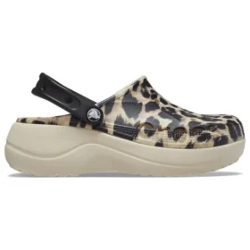 Zuecos Baya Platform Clog con estampado animal «Leopardo»
