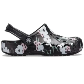 Zuecos Baya Printed «Tropical Floral Black»