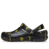 Zuecos Bistro Graphic «Black Yellow»