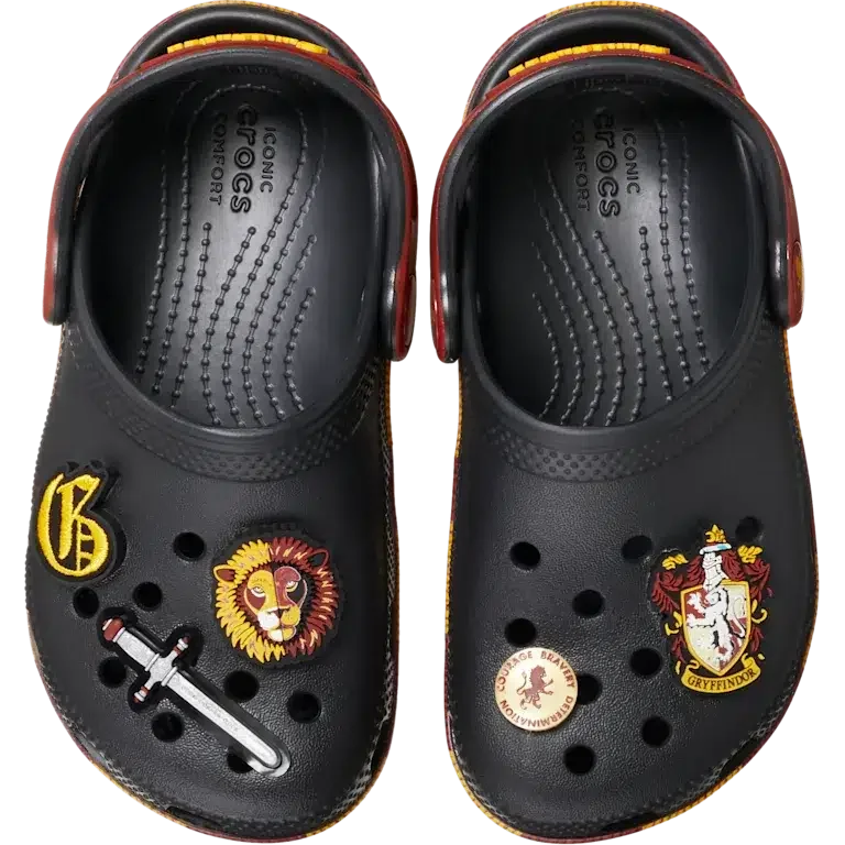Zuecos Classic Clog de Gryffindor de Harry Potter para niños pequeños Zuecos Classic Clog de Gryffindor de Harry Potter para niños pequeños