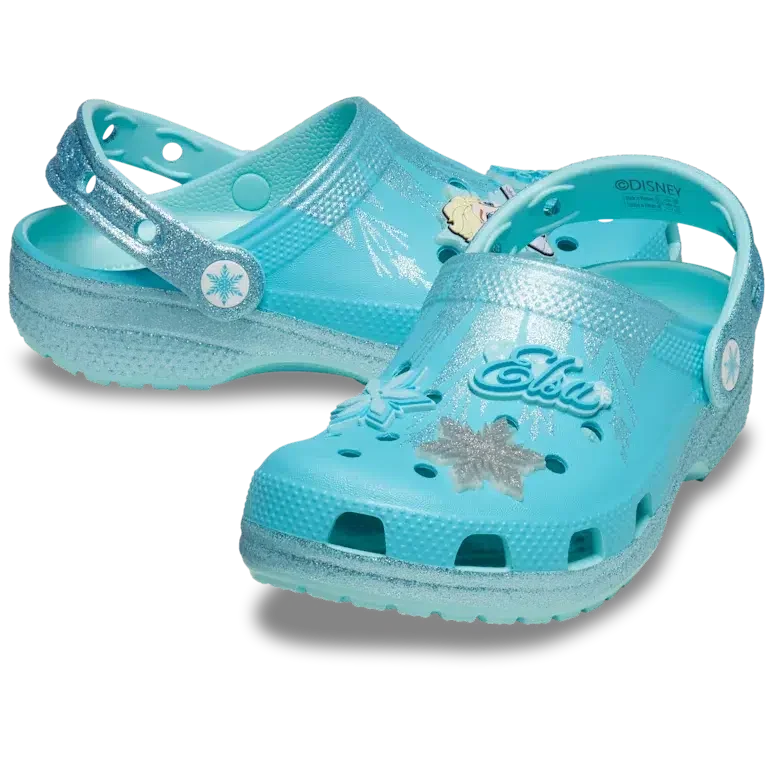 Zuecos Classic Clog Elsa de «Frozen» de Disney para niños pequeños Zuecos Classic Clog Elsa de «Frozen» de Disney para niños pequeños