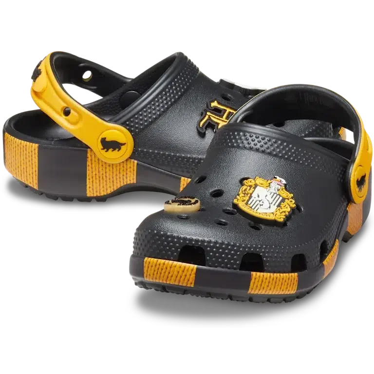 Zuecos Classic Clog Hufflepuff de Harry Potter para niños pequeños Zuecos Classic Clog Hufflepuff de Harry Potter para niños pequeños