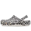 Zuecos Classic con logotipo deformado «Blanco-Negro»