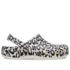 Zuecos Classic con logotipo deformado «Blanco-Negro»