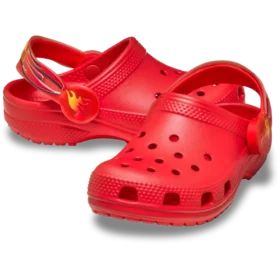 Zuecos Classic Flame Lights con correa trasera para niños pequeños
