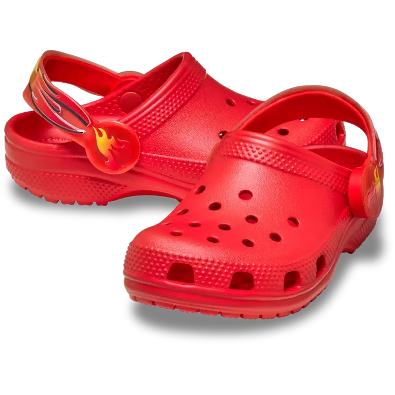 Zuecos Classic Flame Lights con correa trasera para niños pequeños Zuecos Classic Flame Lights con correa trasera para niños pequeños