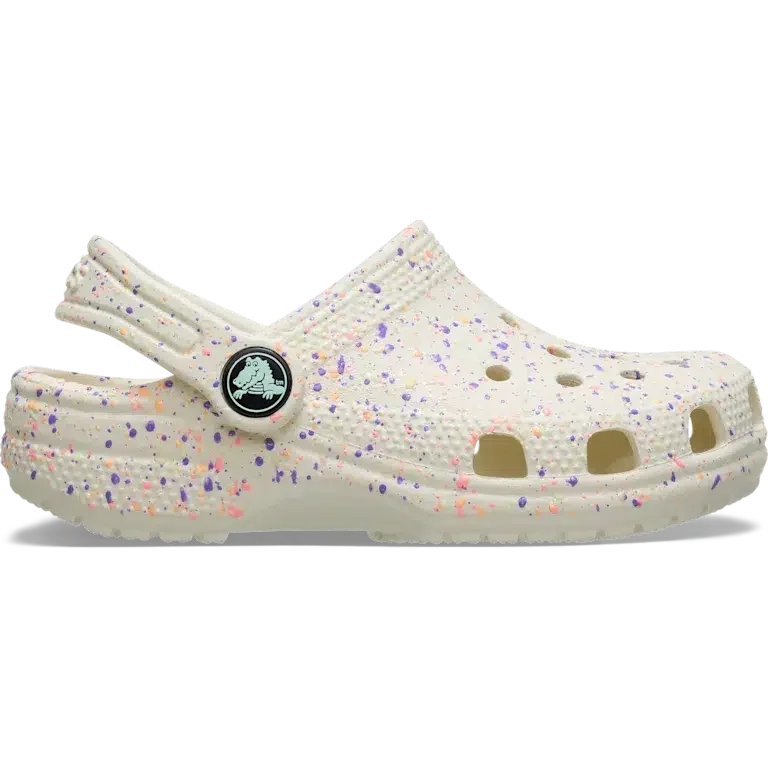 Zuecos Classic Glow Paint Splatter para niños Zuecos Classic Glow Paint Splatter para niños