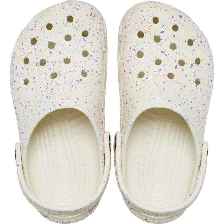 Zuecos Classic Glow Paint Splatter para niños Zuecos Classic Glow Paint Splatter para niños