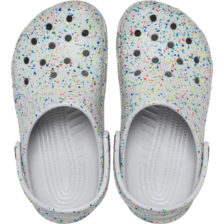 Zuecos Classic Glow Paint Splatter para niños Zuecos Classic Glow Paint Splatter para niños