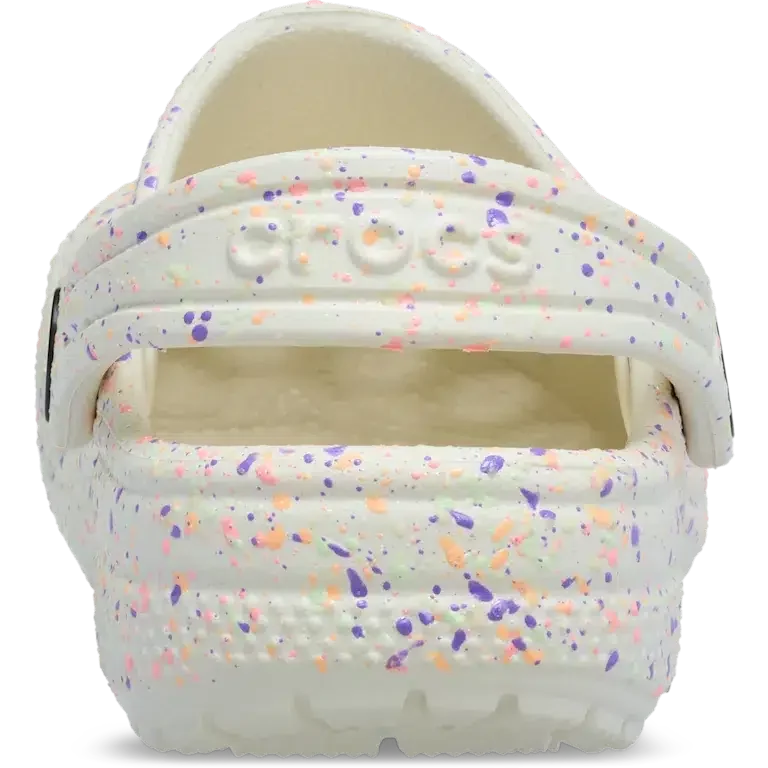 Zuecos Classic Glow Paint Splatter para niños Zuecos Classic Glow Paint Splatter para niños