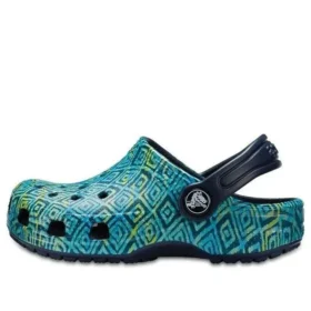 Zuecos Classic Graphic «Azul verdoso»