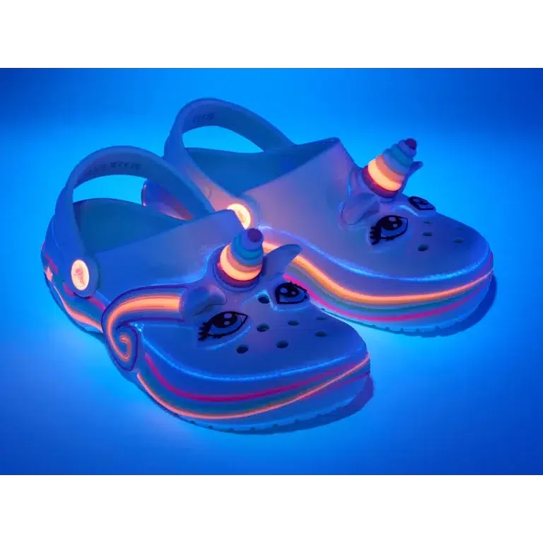 Zuecos Classic Iam Unicorn Lights para niños Zuecos Classic Iam Unicorn Lights para niños
