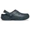 Zuecos Classic Lined Clog con Glitter negro y «Starry Skies»