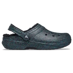 Zuecos Classic Lined Clog con Glitter negro y «Starry Skies»