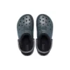 Zuecos Classic Lined Clog con Glitter negro y «Starry Skies»
