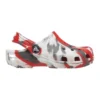 Zuecos Classic Marbled «Blanco, rojo y gris»