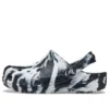 Zuecos Classic Marbled «Negro-Blanco»