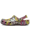 Zuecos Classic Retro Floral «Amarillo Rosa»