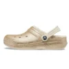 Zuecos clásicos con forro de Glitter «Gold White»