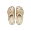 Zuecos clásicos con forro de Glitter «Gold White»