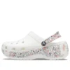 Zuecos clásicos con plataforma Americana Paisley «Blanco»
