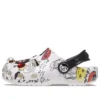 Zuecos clásicos Cruella «White Black»