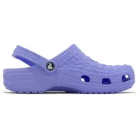 Zuecos clásicos de piel de cocodrilo «Purple»