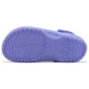 Zuecos clásicos de piel de cocodrilo «Purple»