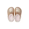 Zuecos clásicos forrados con Glitter «Gold Pink»