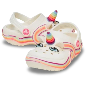 Zuecos clásicos «I am Unicorn Lights» para niños pequeños