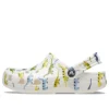 Zuecos con estampado clásico «White»