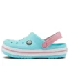 Zuecos Crocband Clog «Azul y blanco»