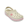 Zuecos Crocband Clog «Beige Red»