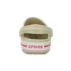 Zuecos Crocband Clog «Beige Red»