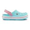 Zuecos Crocband Clog «Blue Pink»