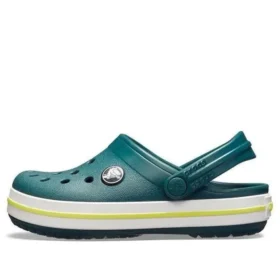 Zuecos Crocband Clog «Verde-Blanco»
