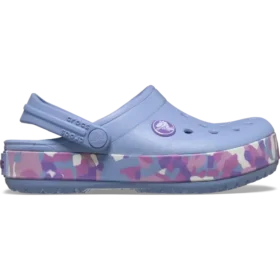 Zuecos Crocband Glow Confetti Band para niños pequeños