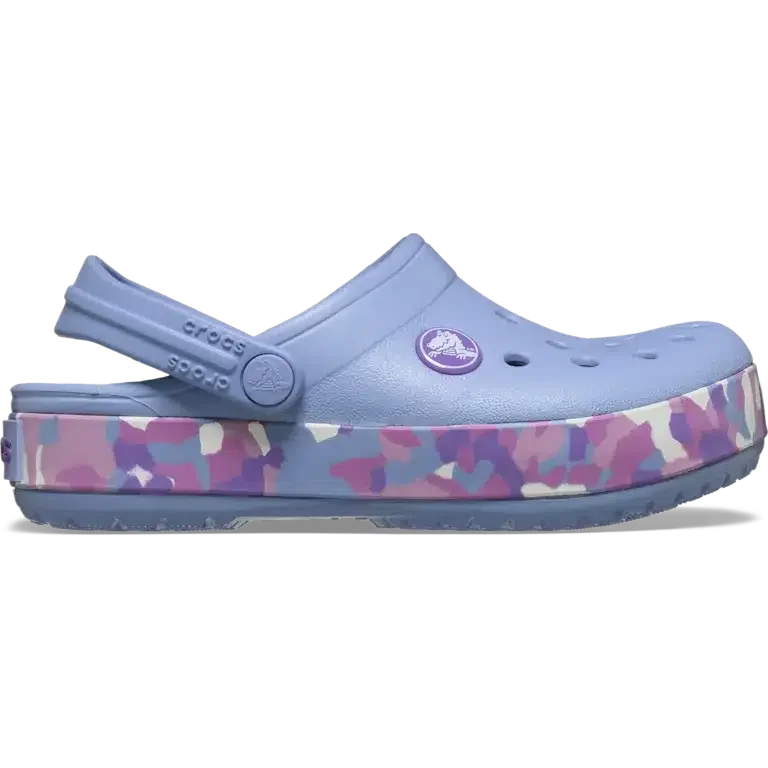 Zuecos Crocband Glow Confetti Band para niños pequeños Zuecos Crocband Glow Confetti Band para niños pequeños