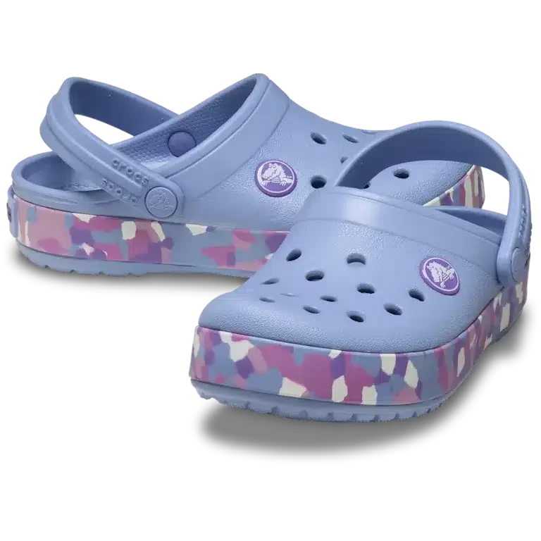 Zuecos Crocband Glow Confetti Band para niños pequeños Zuecos Crocband Glow Confetti Band para niños pequeños
