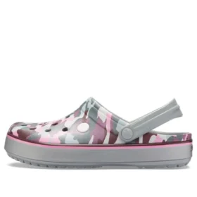 Zuecos Crocband Graphic III «Grey Pink»